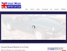 Tablet Screenshot of grandstrandbritishcarclub.com